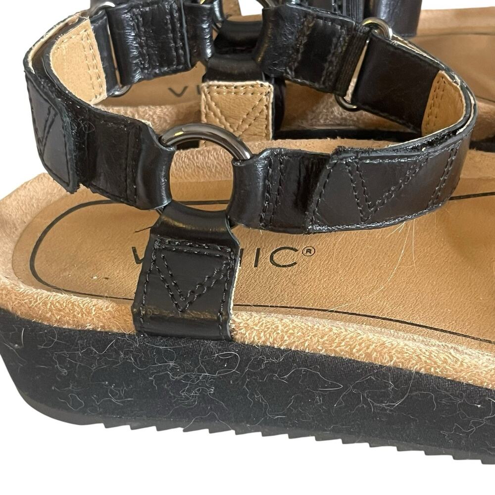 VIONIC Kayan Women's 8 Black Orthotic Backstrap Sport Comfort Sandals MSRP $125 - Picture 6 of 12